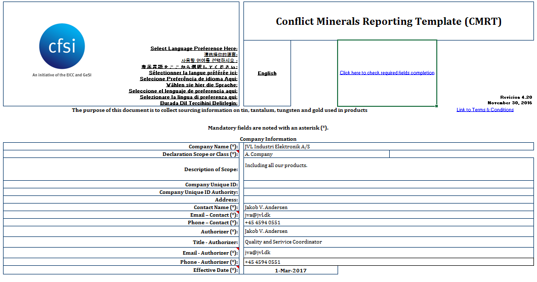 conflict-minerals-reporting-template